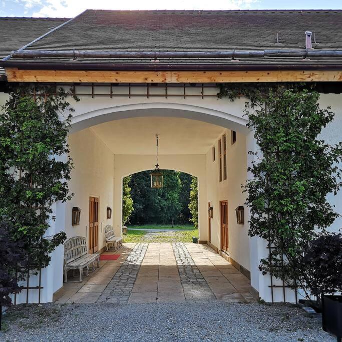 Ferienwohnung Gutshof In Seenaehe Dießen am Ammersee Buitenkant foto